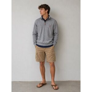 Polo Ralph Lauren Gray quarter zip pull over